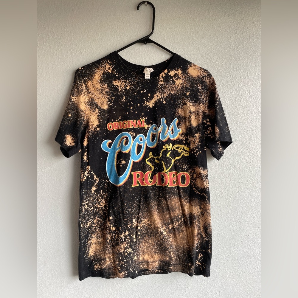 Bleached Coors Rodeo t-shirt